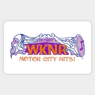 Detroit WKNR Motor City Hits Sticker